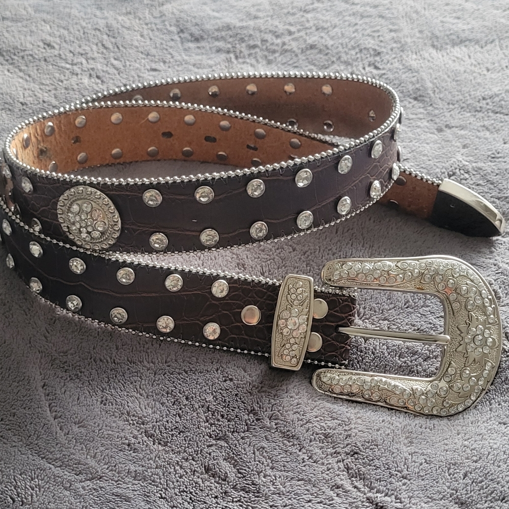 Rhinestone belt